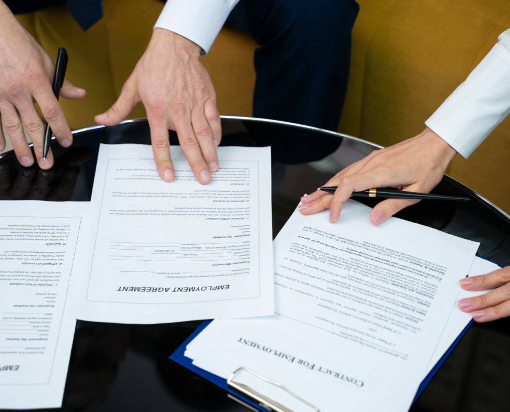 agreement and notice terms